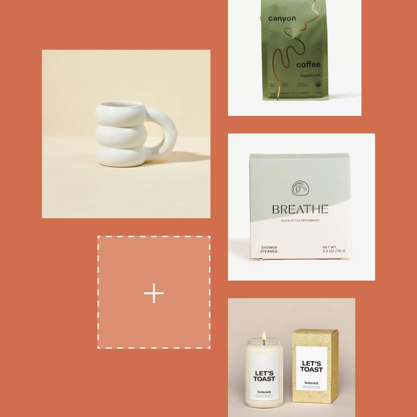 Creating a custom curated gift box