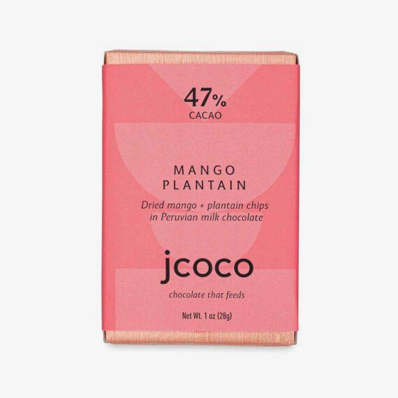 Mini Mango Plantain Milk Chocolate Bar by Jcoco