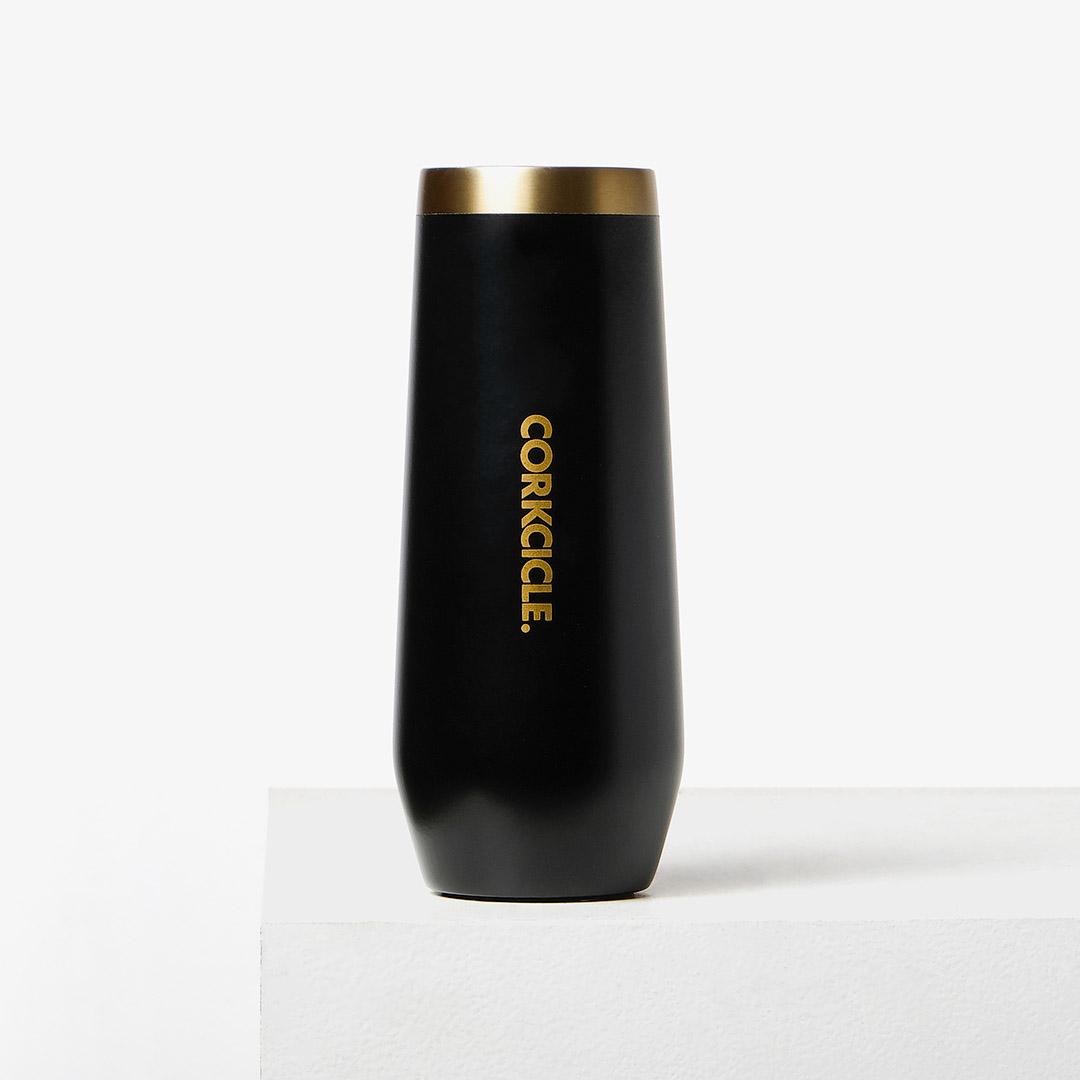 VIP Black Champagne Flute by Corkcicle
