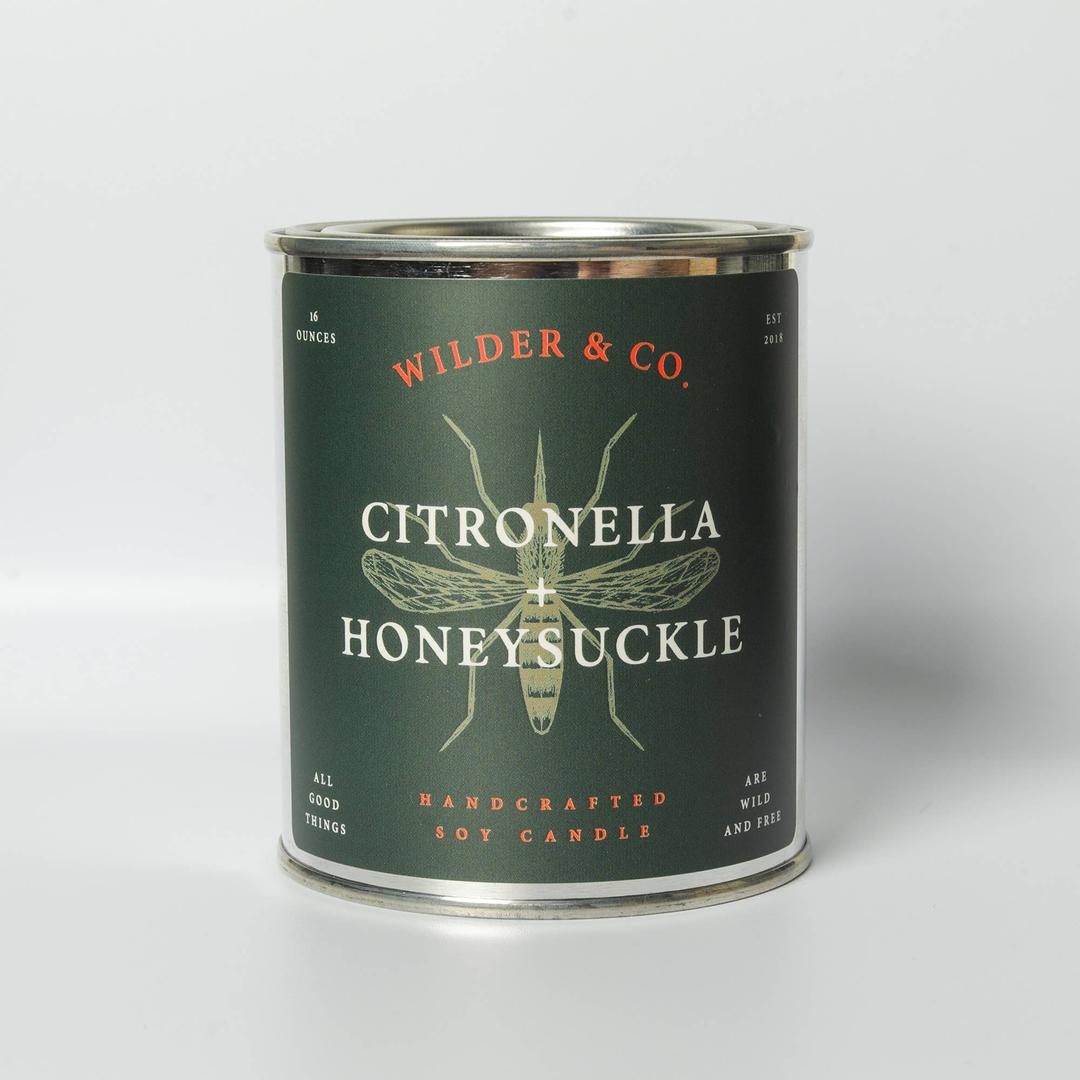 Citronella Outdoor Patio Candle by Wilder & Co