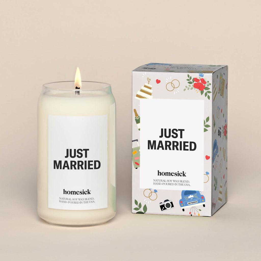 Just Married Candle by Homesick