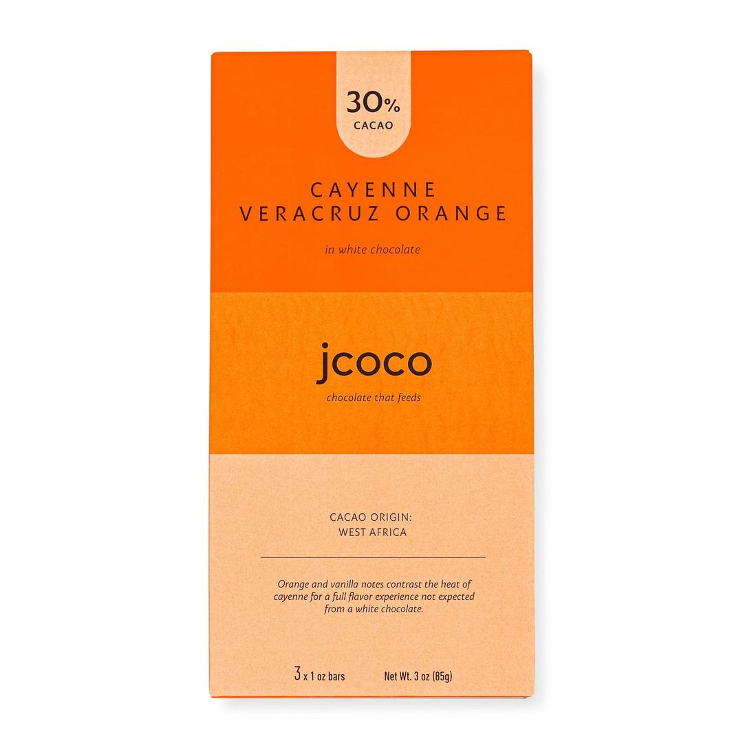 Cayenne Veracruz Orange Chocolate Bar by Jcoco