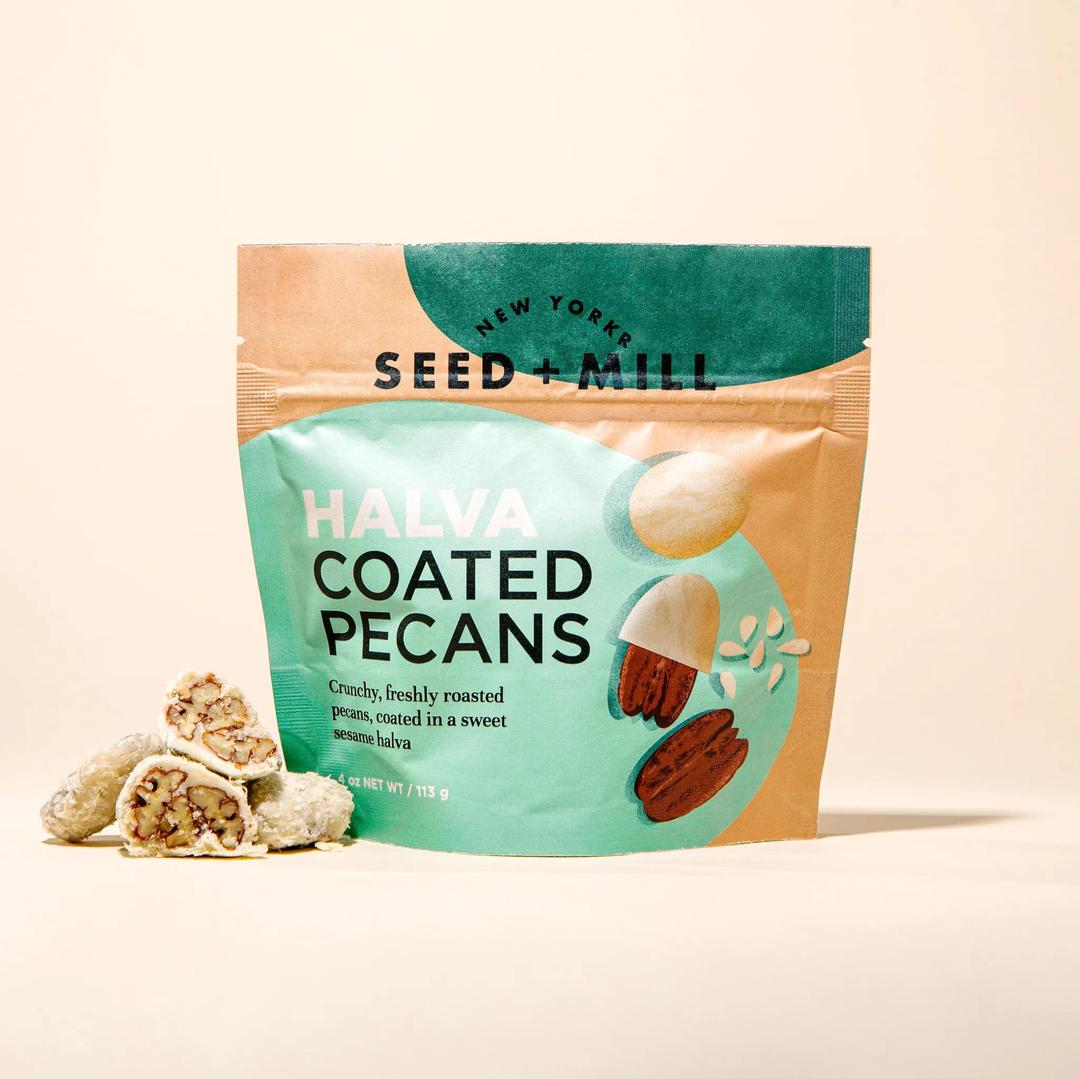 Halva Coated Pecans by Seed & Mill
