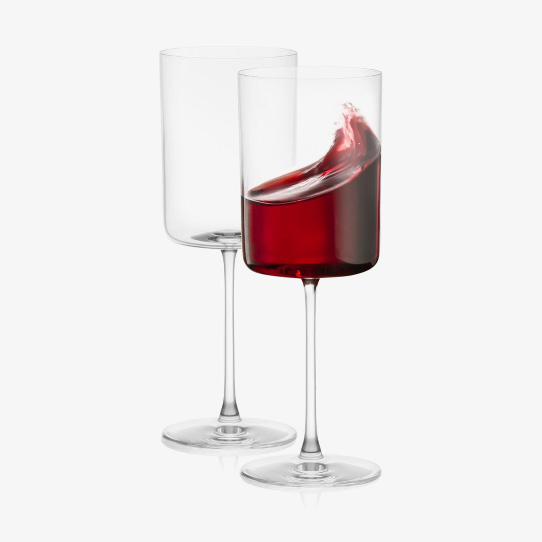 Claire Red Wine Glasses by JoyJolt