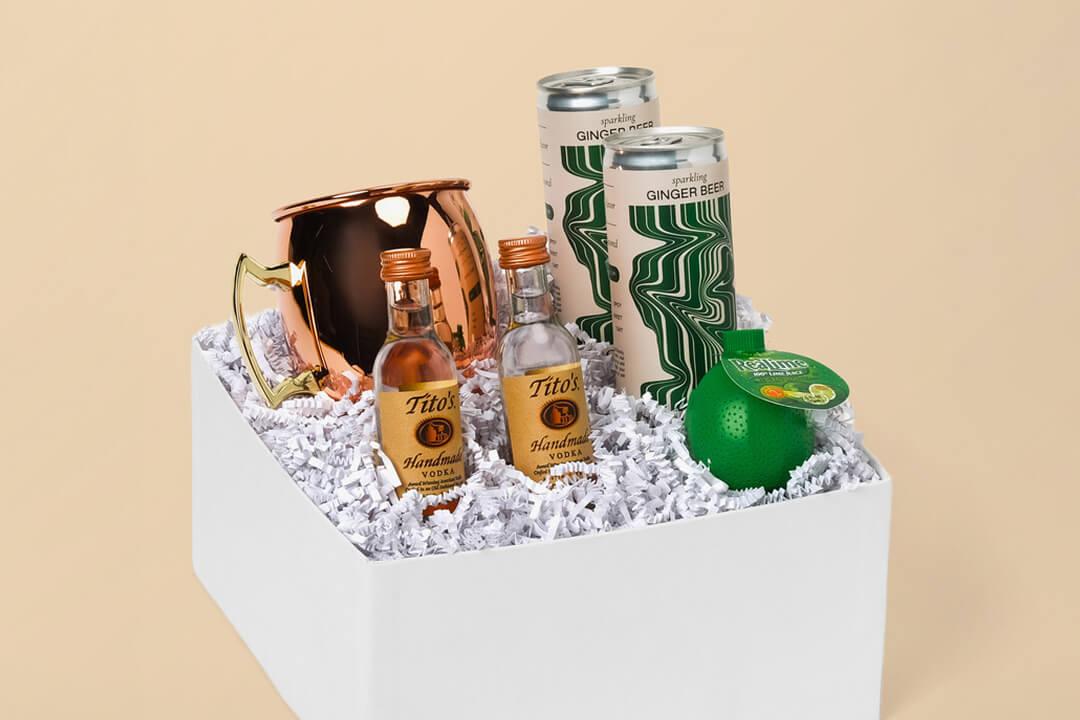 Expertly curated, ready-to-ship cocktail kits, with no minimum order minimums