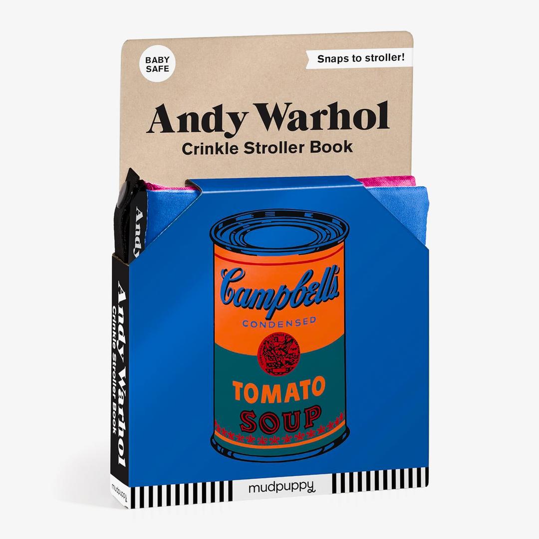 Andy Warhol Crinkle Fabric Stroller Book