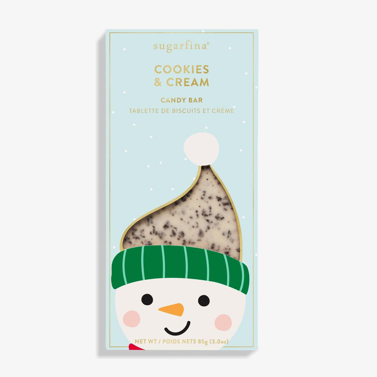 Snowman Cookies & Cream Candy Bar