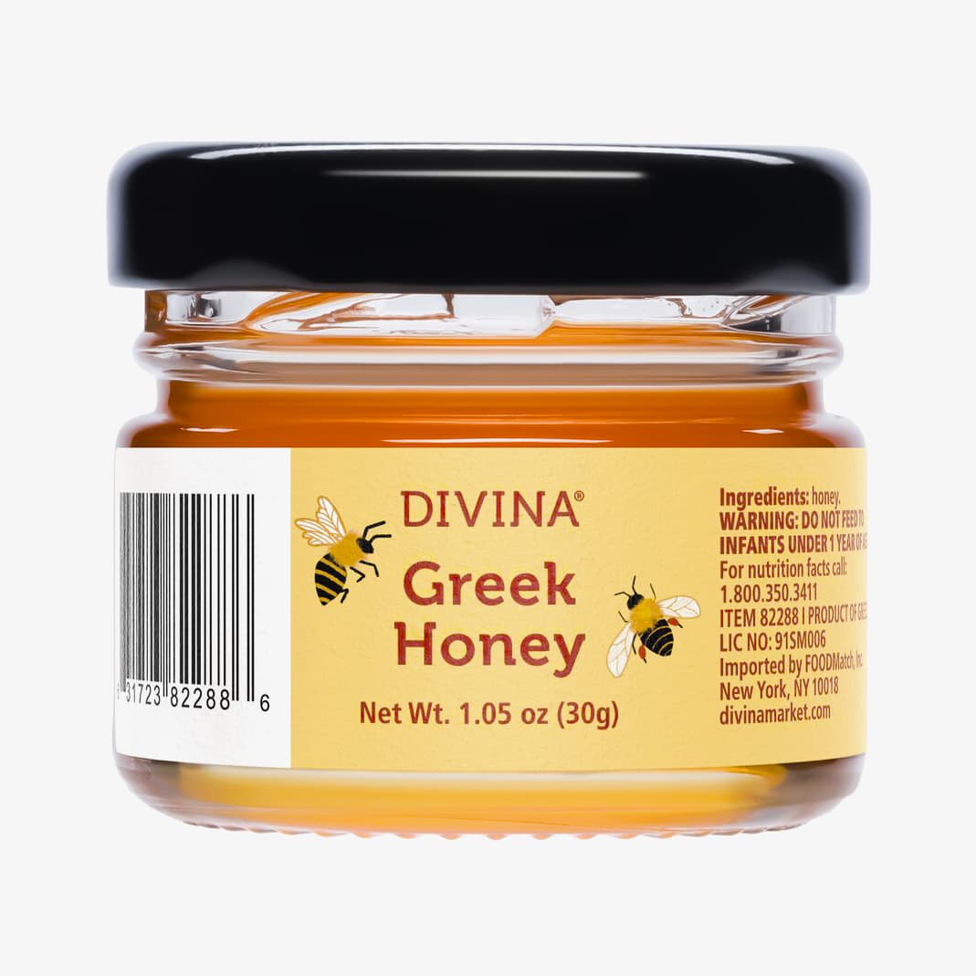 Mini Greek Wildflower Honey Jar / 1oz