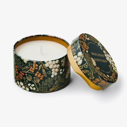 Holiday Tin Candle