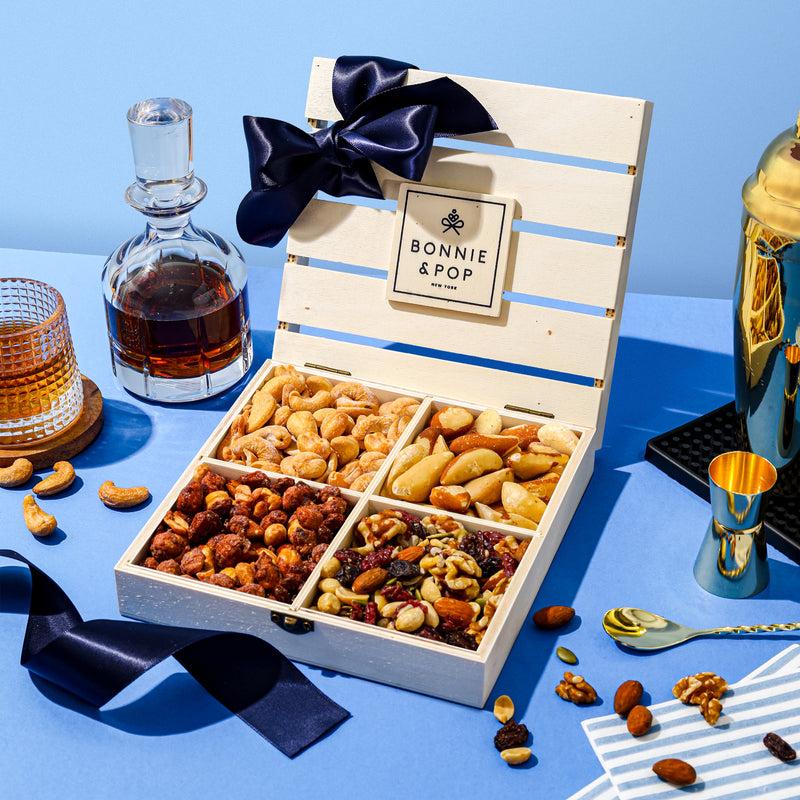 Savory Snack Wooden Crate