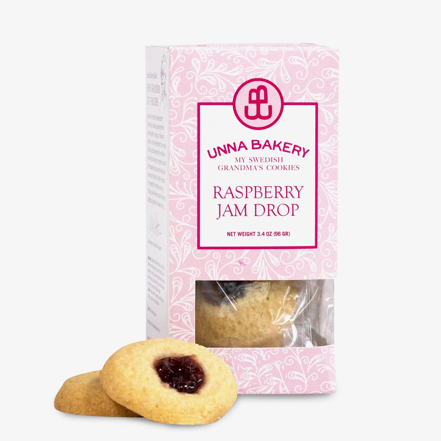 Raspberry Jam Drop Cookie