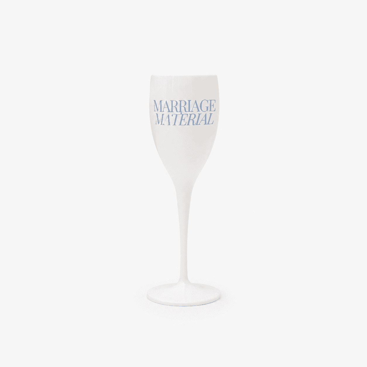 Marriage Material Champagne Flute