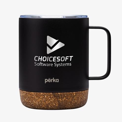 Perka Wyatt 12 oz Double-Wall Stainless Steel Camping Mug