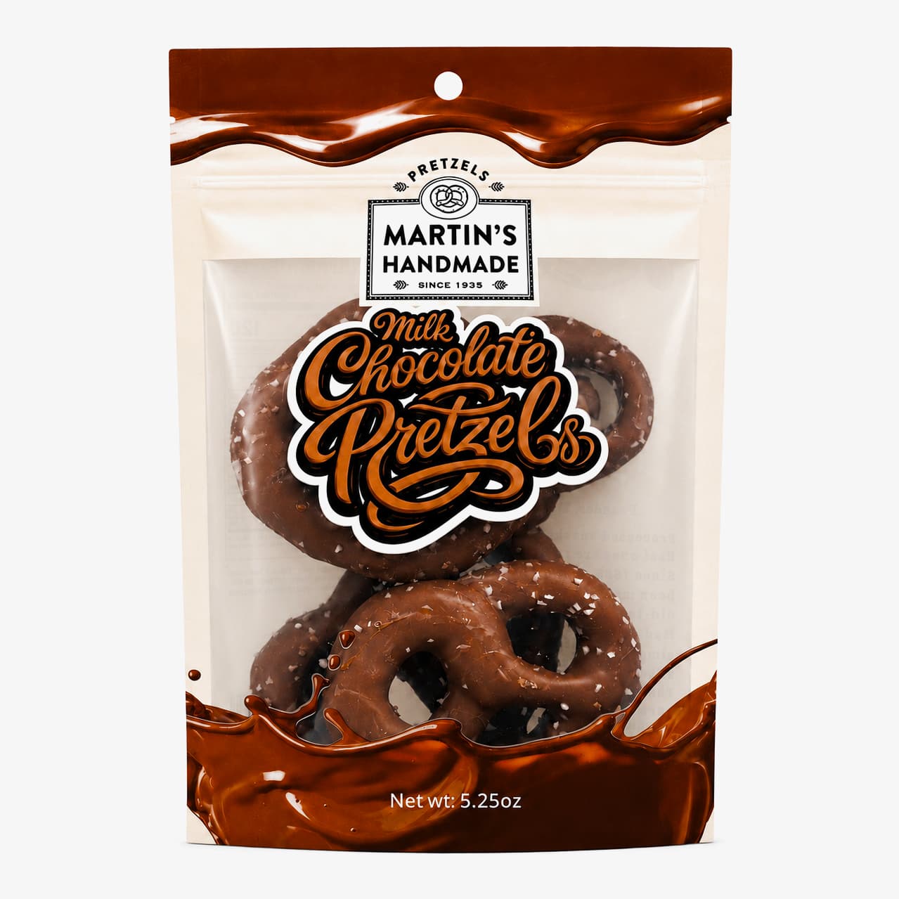 Milk Chocolate Covered Pretzels / 3-Pack