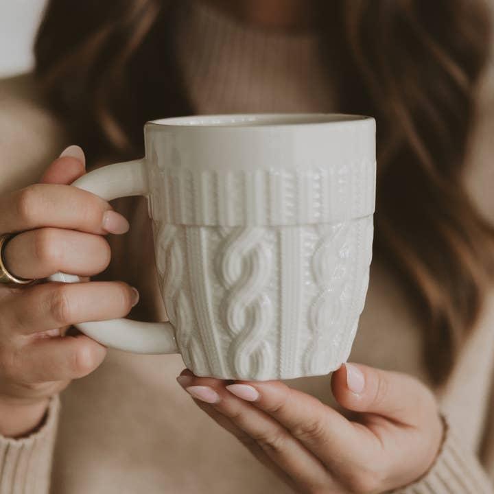 Cream Sweater Coffee Mug (18oz)