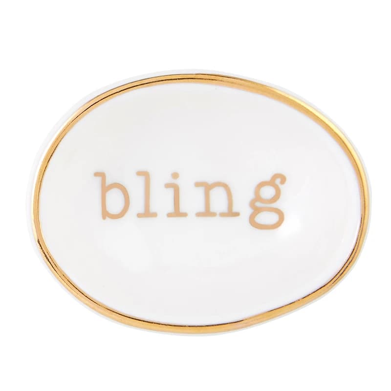 Bling Ceramic Ring Dish