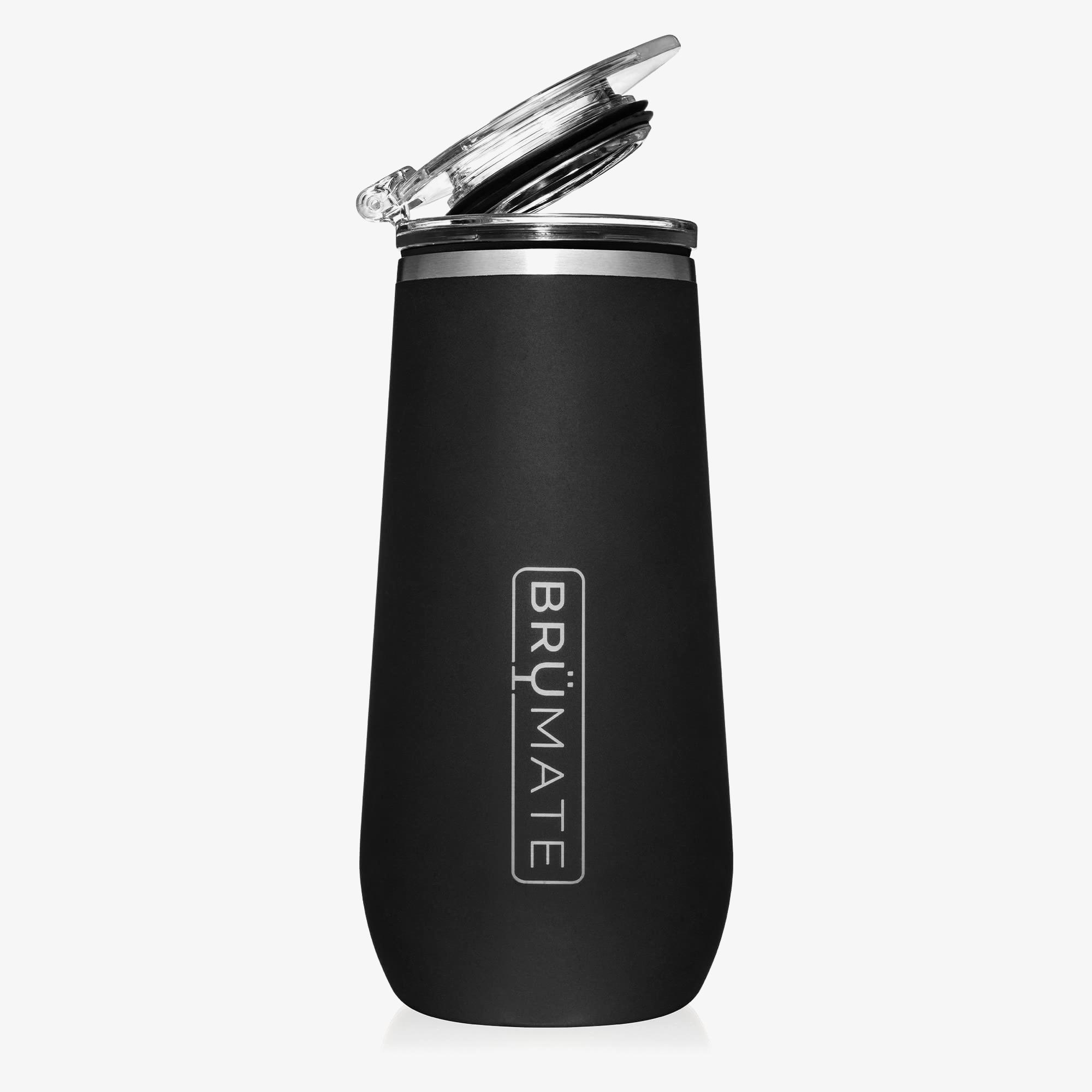 Matte Black Insulated SS Champagne Flute