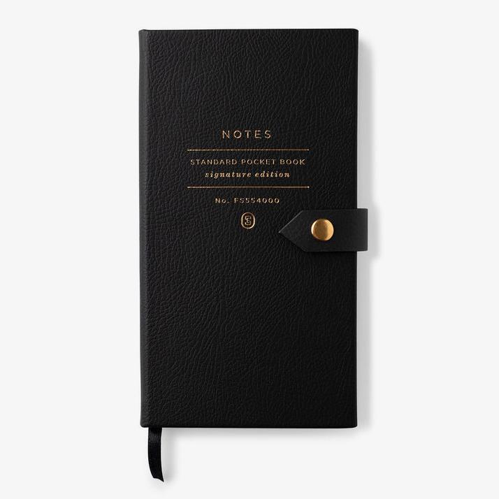 Standard Black Signature Pocket Notebook