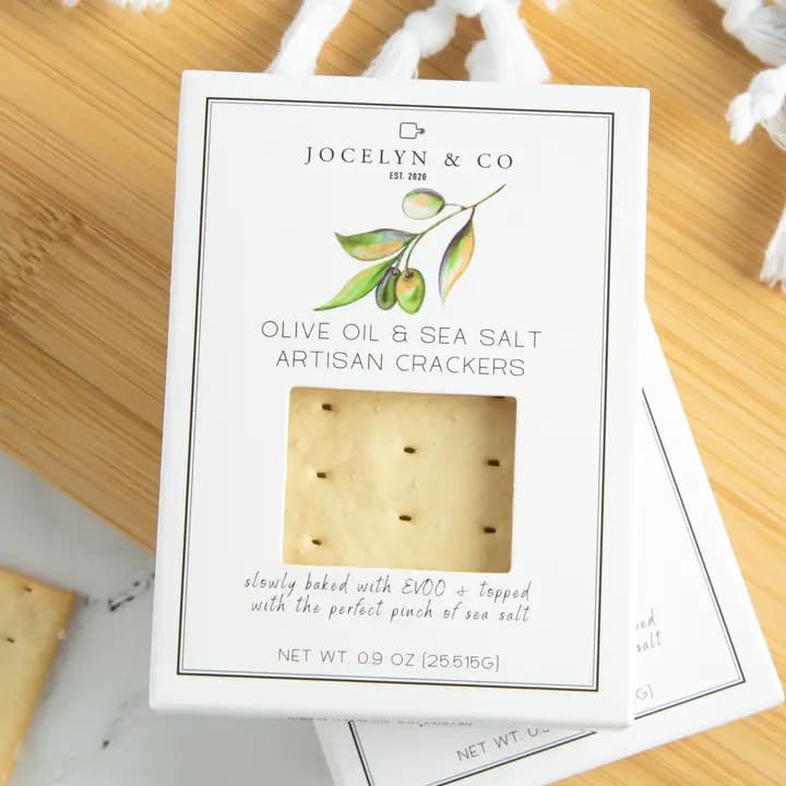 Mini Olive Oil & Sea Salt Crackers