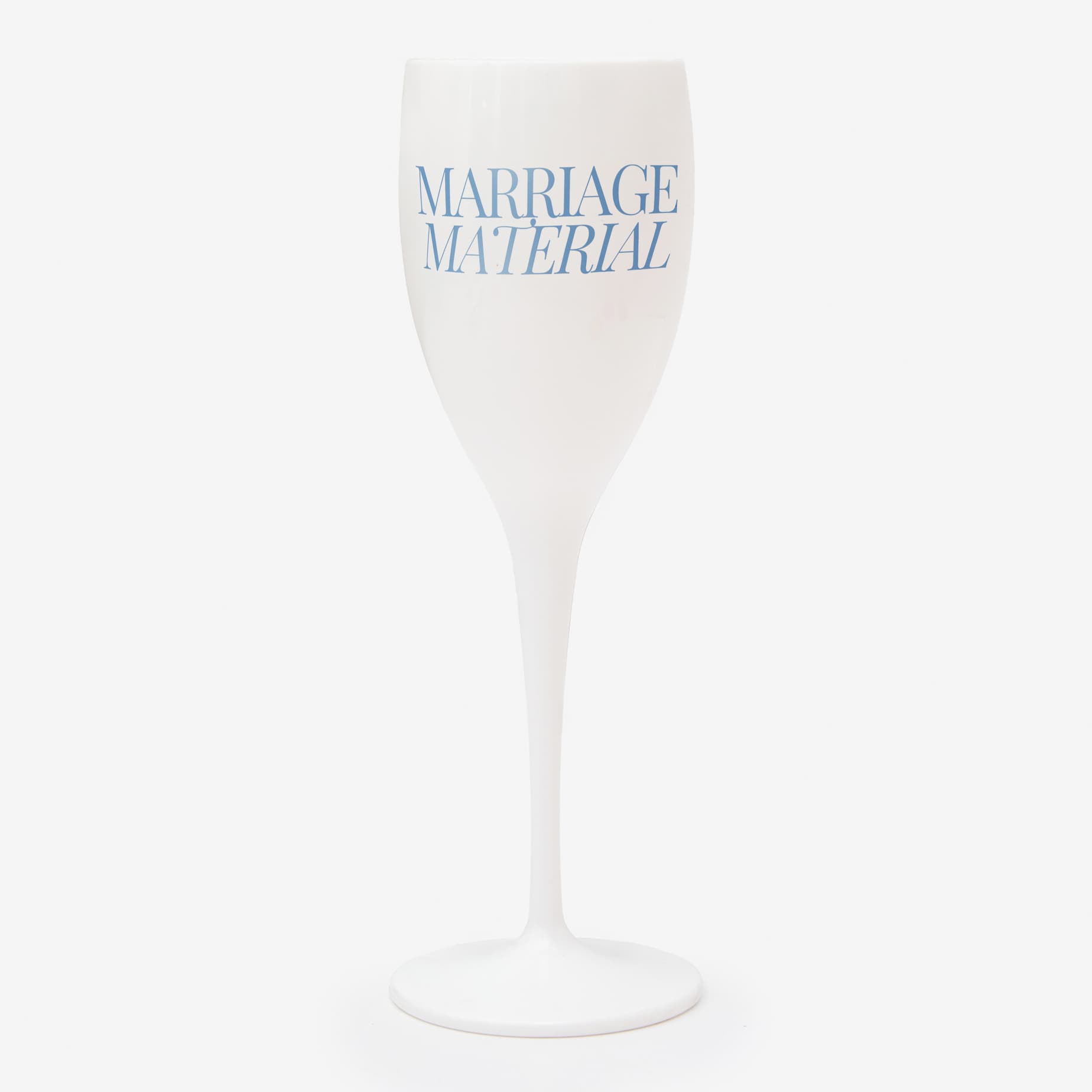 Marriage Material Champagne Flute