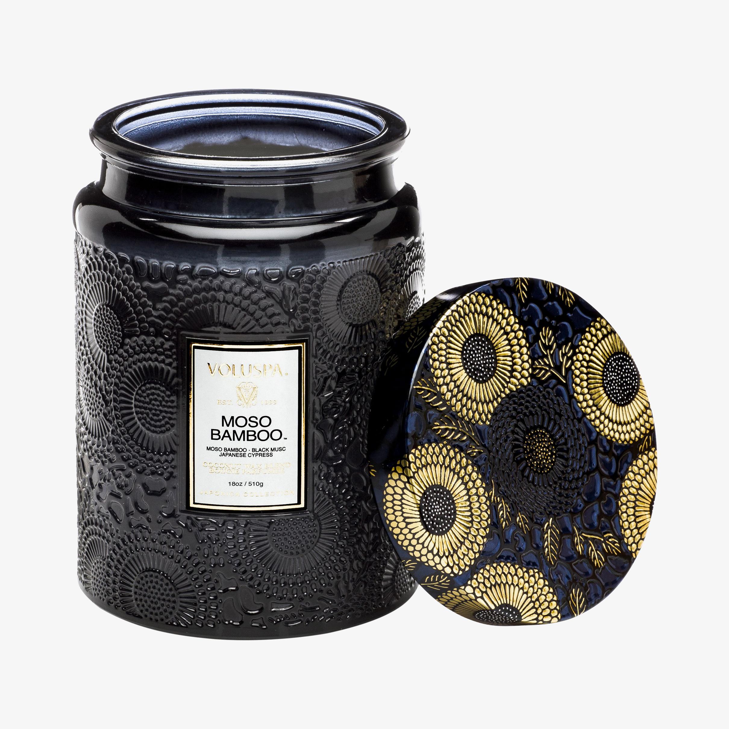 Moso Bamboo Large Jar Candle