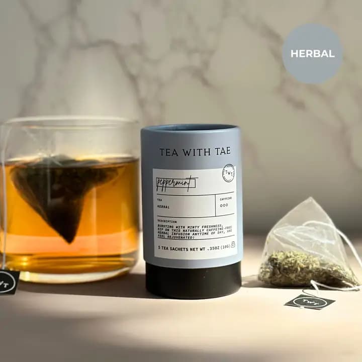 Peppermint Herbal Mini Tea Tube Gift