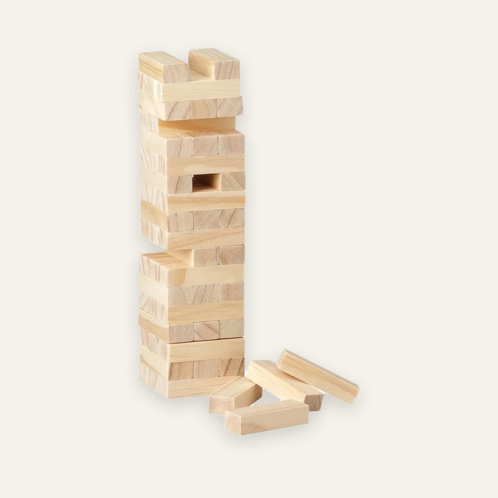 Classic Wood Block Tumbling Tower Game, photo 2