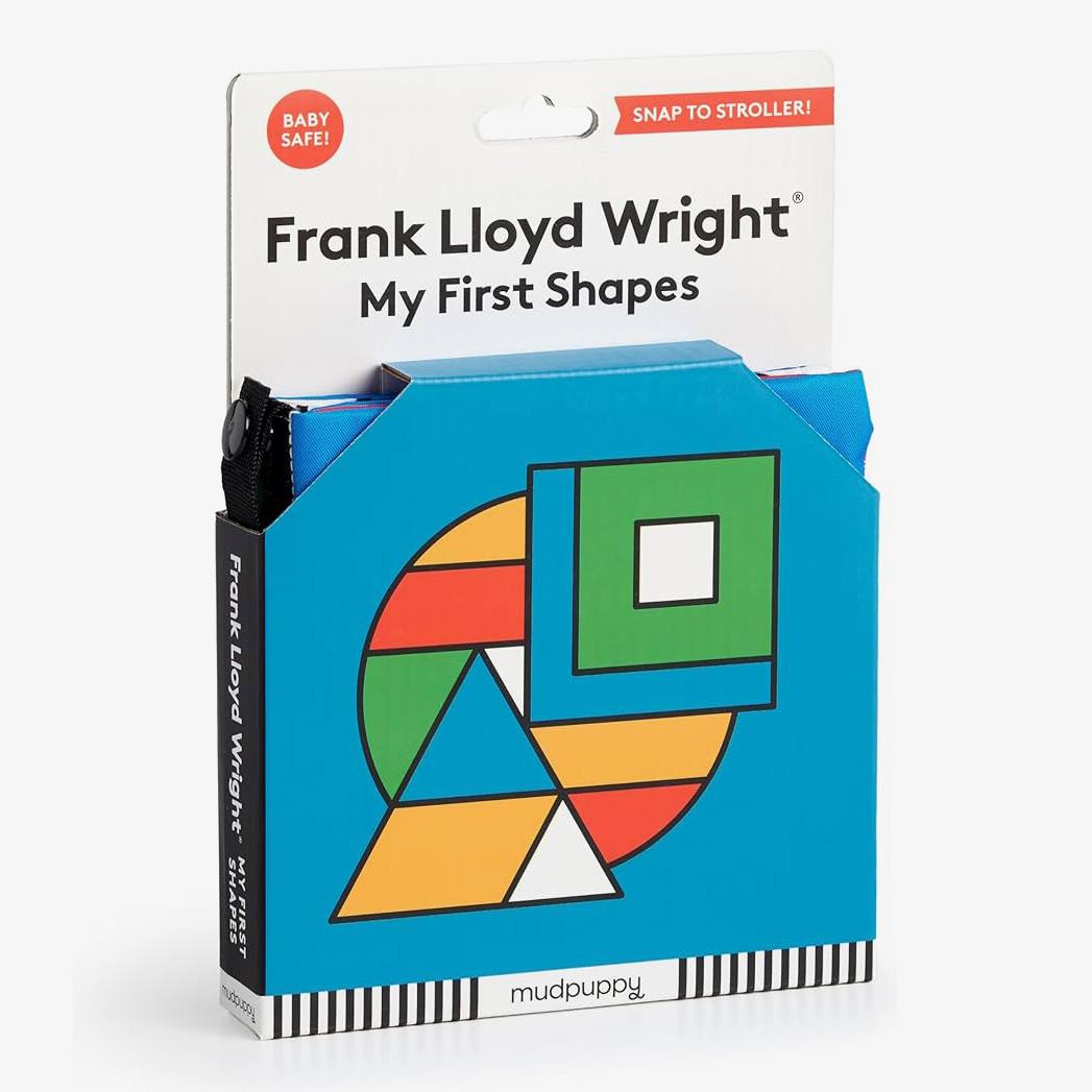 Frank Lloyd Wright My First Shapes Crinkle Fabric Stroller Book