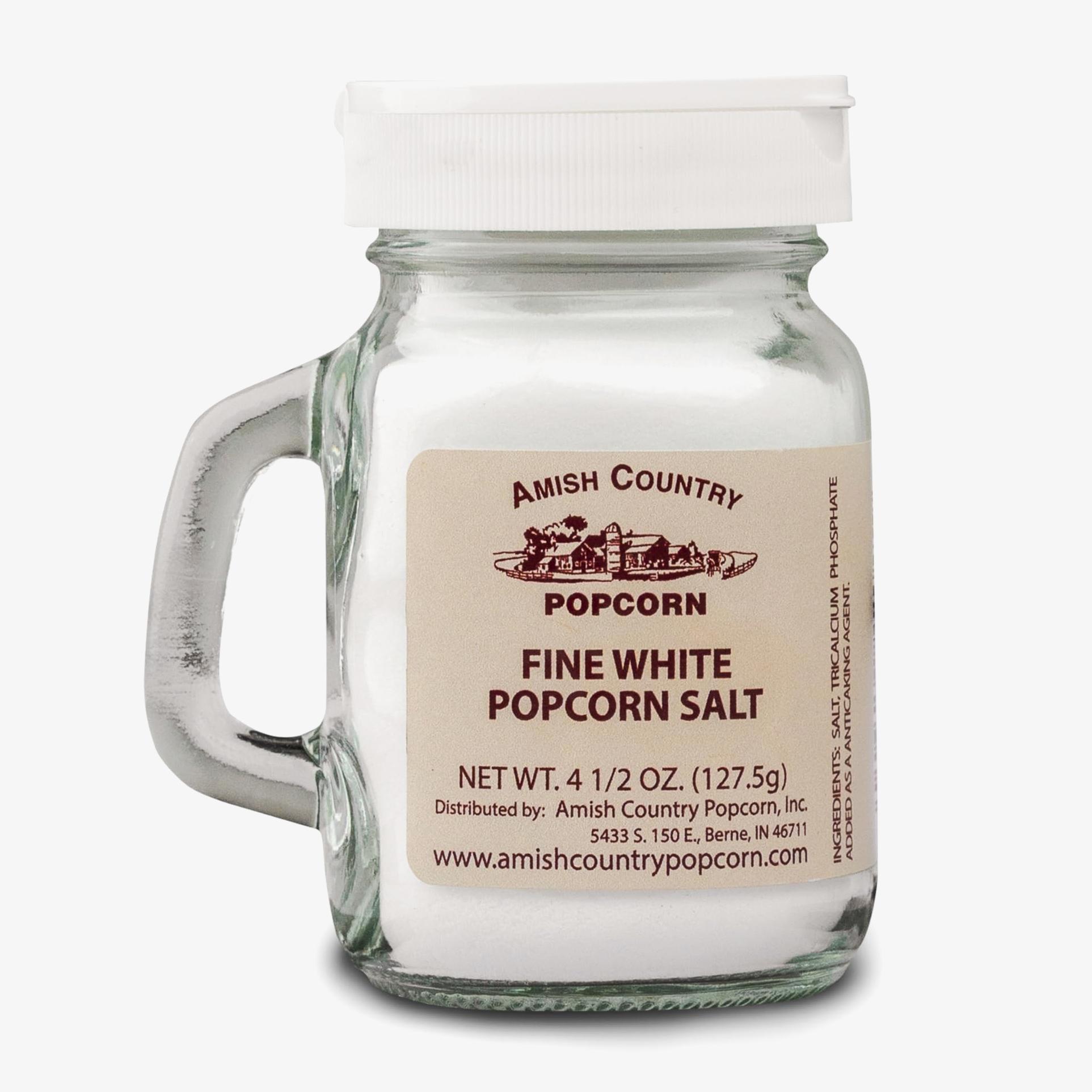 Bottle of Fine White Popcorn Salt