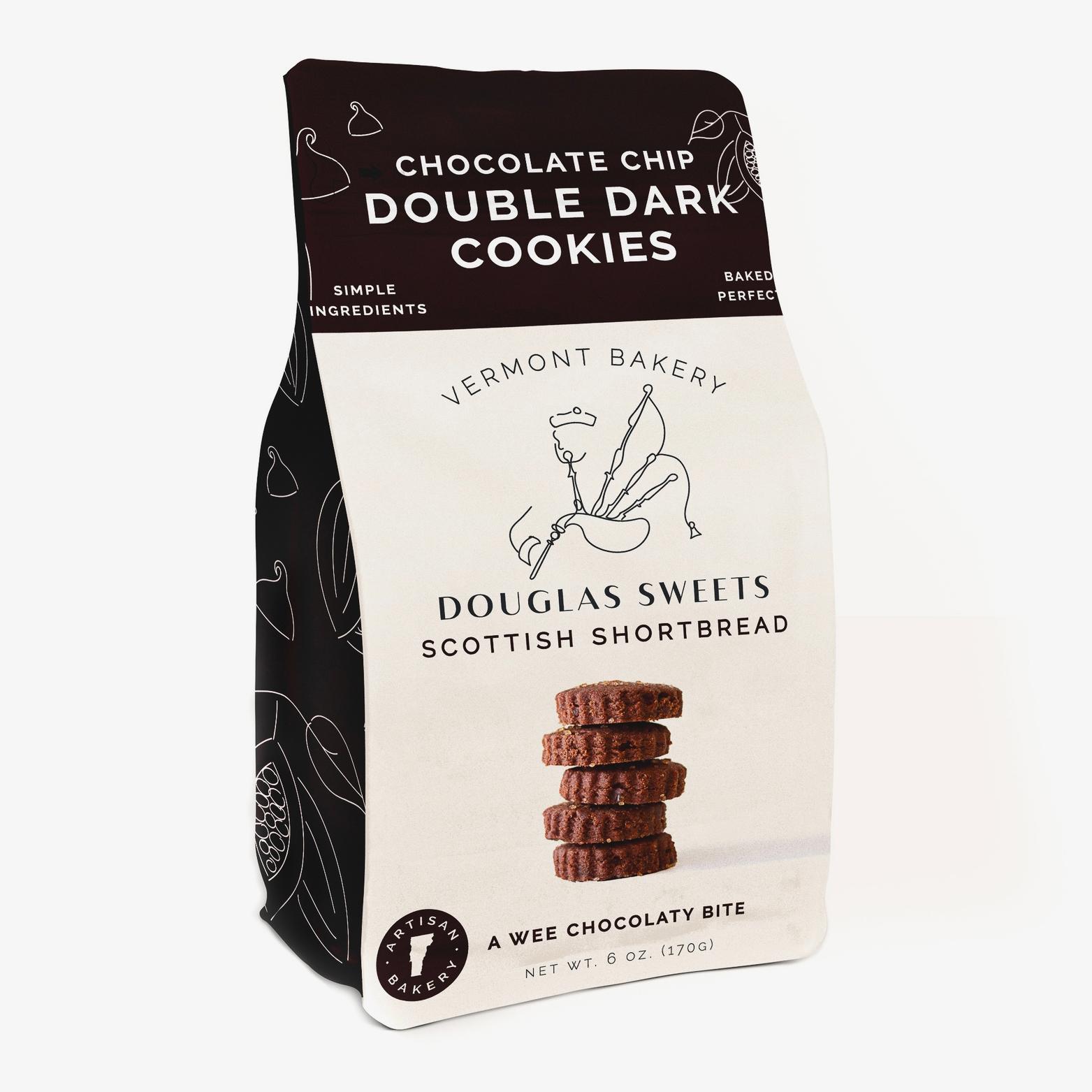 Double Dark Chocolate Chip Cookies - 6oz Bag