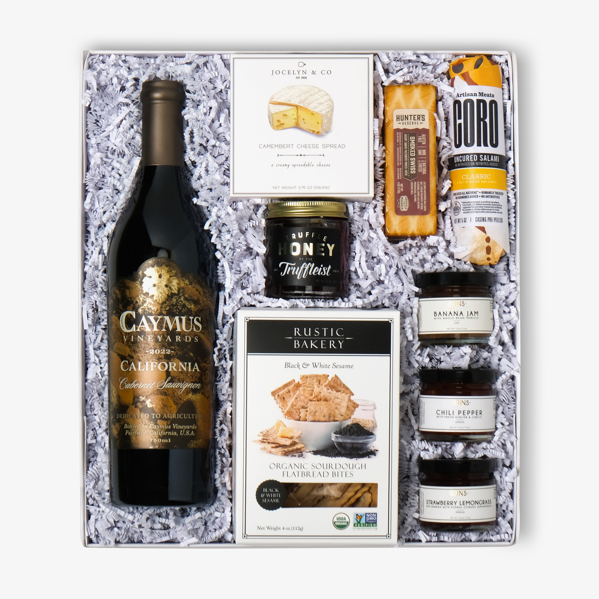 Caymus California Wine & Cheese Gift Box | Fountain