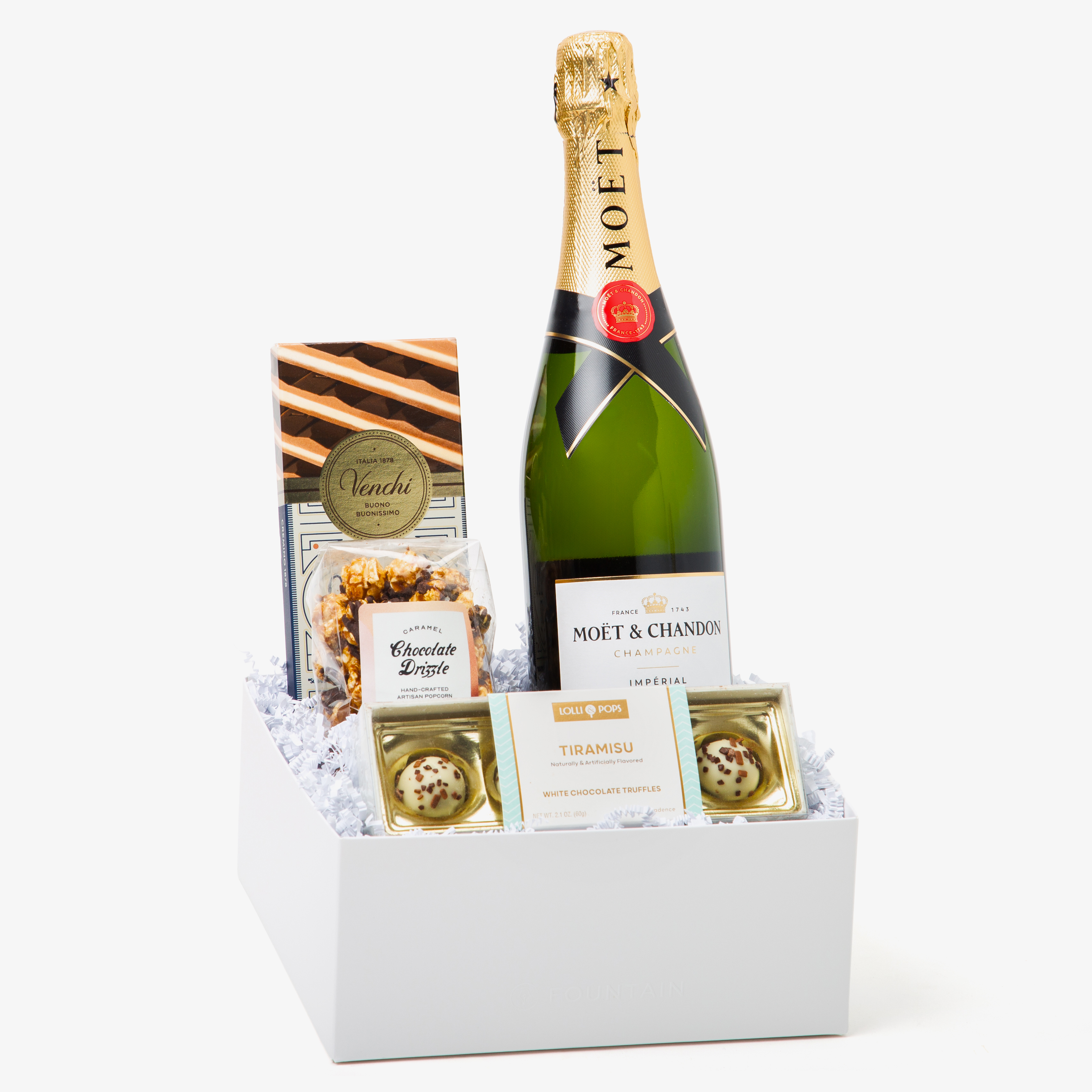 Moët & Chocolates Gift Box | Fountain